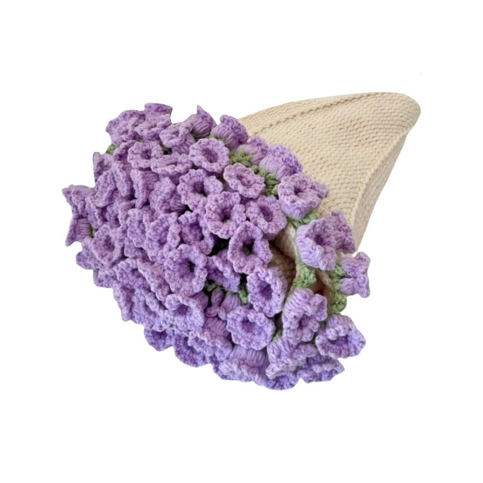Diy Crochet Bouquet Of Flowers HandWoven Flower Bouquet Blanket UltraSoft Breathable Romantic Knitted Flowers Throw Blankets C251011