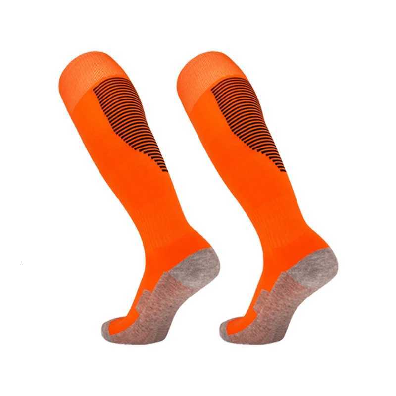 Stripe Sports Soccer Socks Adult Kids Breathable Football Club Knee High Training Running Long Stocking Towel Bottom Sock UnisexW251011