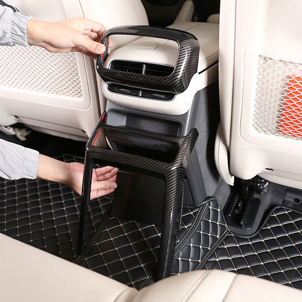 Carbon Fiber Rear Air Vent Conditioning Outlet Cover Anti-Scratch Trim for Mercedes Benz GLE W167 GLE Coupe C167 350 450 53 amg GLS X167 580 63 AMG In