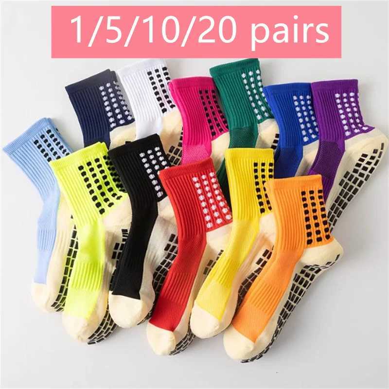 151020 pair of football socks sports socks mens midcalf socks silicone nonslip dot socks basketball yoga socksW251011