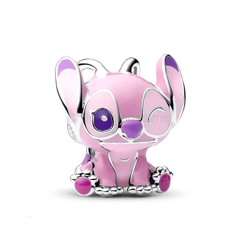 Disney 2025 New 925 Sterling Silver Pixar Toy Story Alien Charm Fits Bracelets Necklace For Woman Luxury DIY Jewelry Making Gift H251011