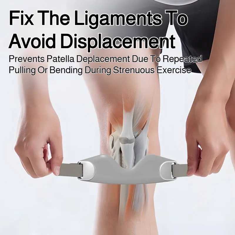 Adjustable Silicone Knee Pads for Sports NonSlip Decompression Patella Strap C251011