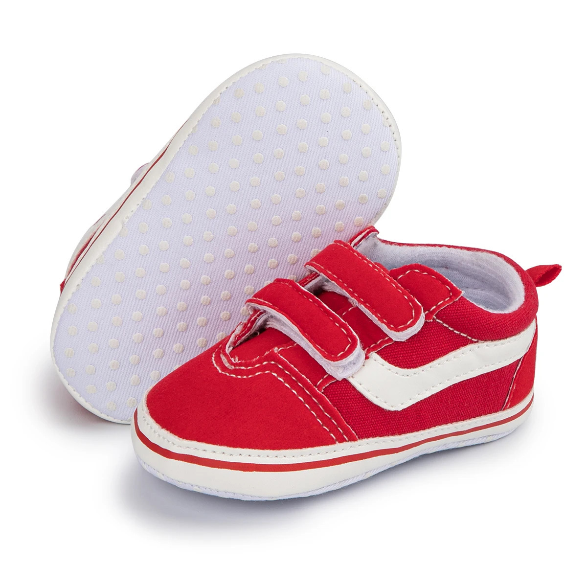 Meckior Baby Canvas Sneakers Classic Stripes Casual Boy Girl Shoes Antislip Soft First Walkers Infant Unisex 251010
