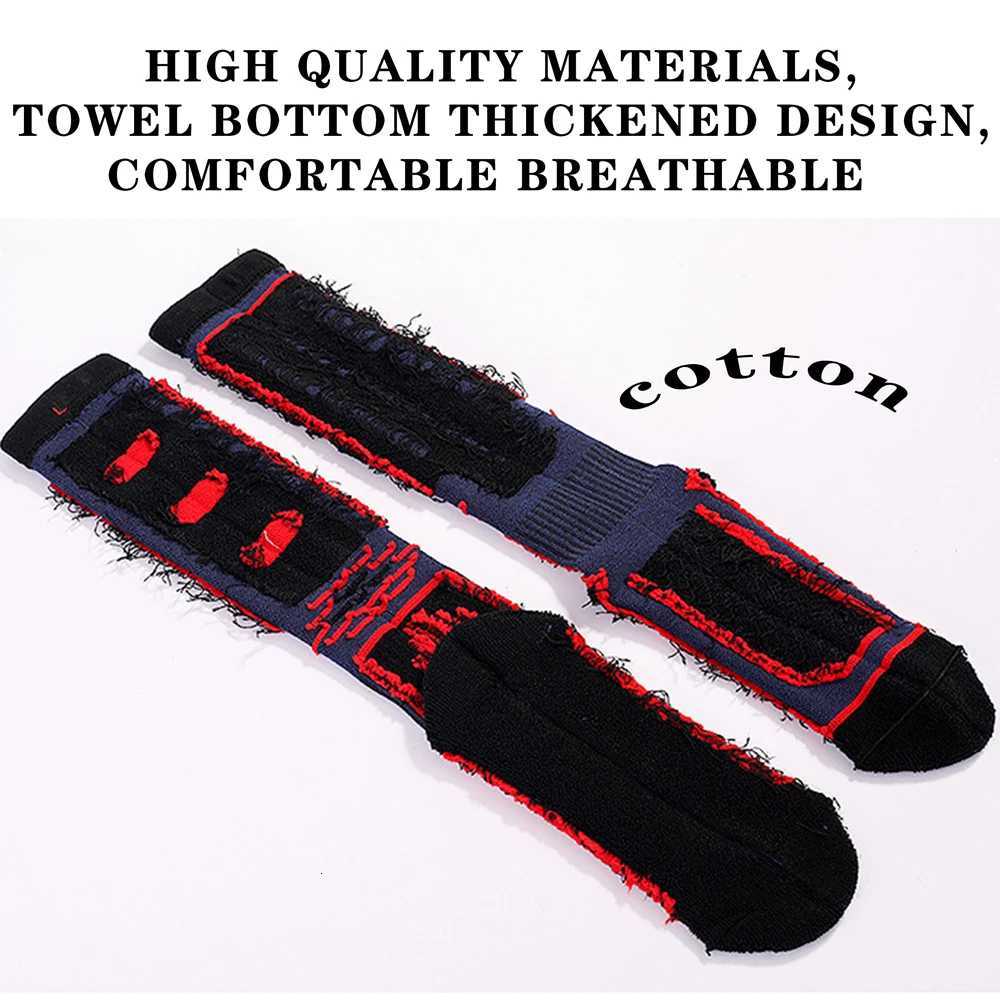 1 Pair Cotton Womens Winter Ski Sock Knee High Sporty Thermal Long Stockings Cycling Running Skiing Snowboarding ClimbingW251011