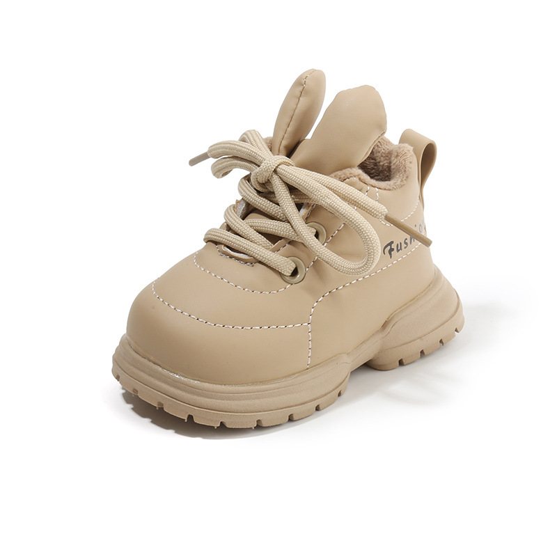 Toddler Cute Design Little Kids Warm Plush Walkfashion Infant Baby Snow Boots Shoes 15 25 Sizes 21 - 35 W dh1922389