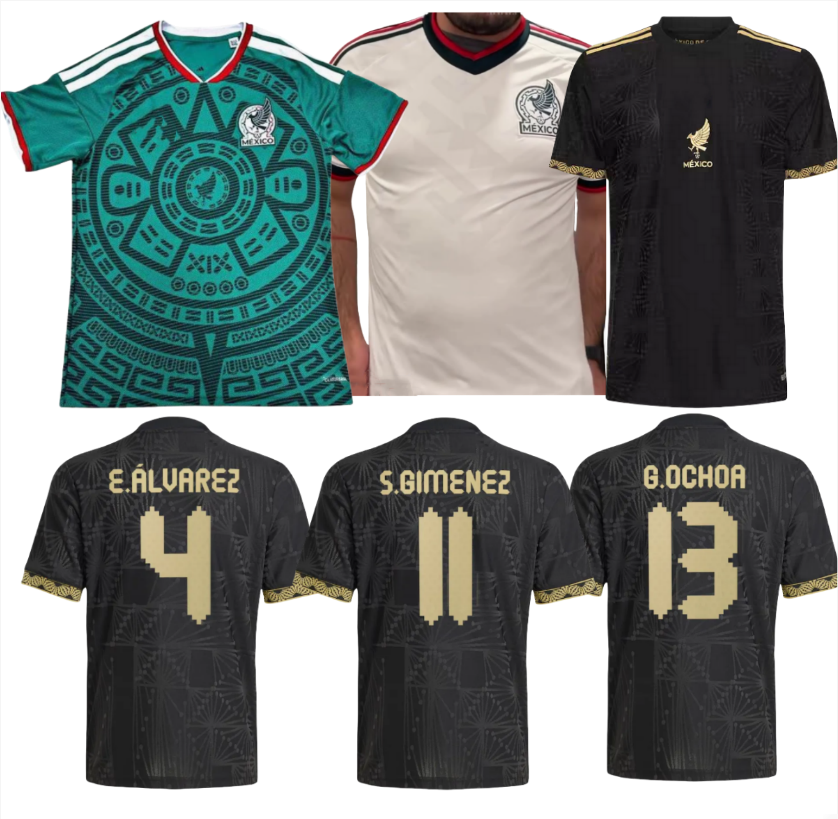 Mexico 2025 26 27 Copa America RAUL CHICHARITO Soccer Jerseys LOZANO H.LOZANO Men Kids Football Shirts Uniforms Fans Player Version GIMENEZ 2025 Gold Cup