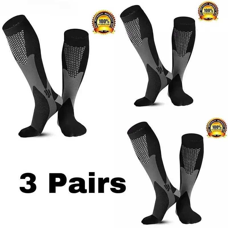 Mens Sports Compression Socks Varicose Veins Cycling Socks Nursing Running Compression Socks Nurse Outdoor Natural HikingW251011