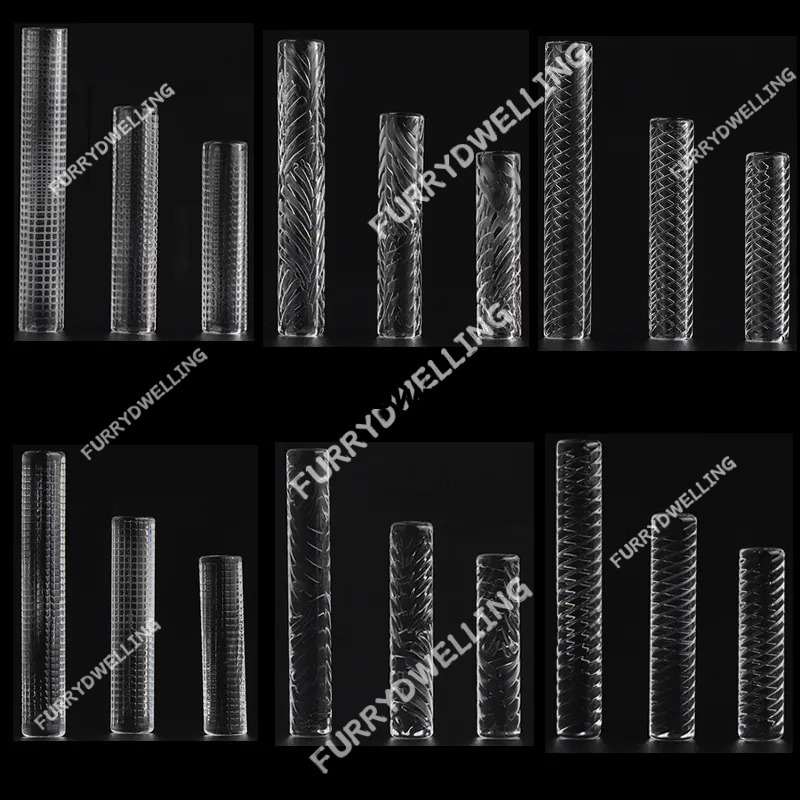 Accessories Dwe74 Hollow/Solid Sandblasting Pillars 6Mm*25Mm 6Mm*30Mm 6Mm*40Mm Quartz Pills For Terp Slurper Blender Banger Nails Glass Water