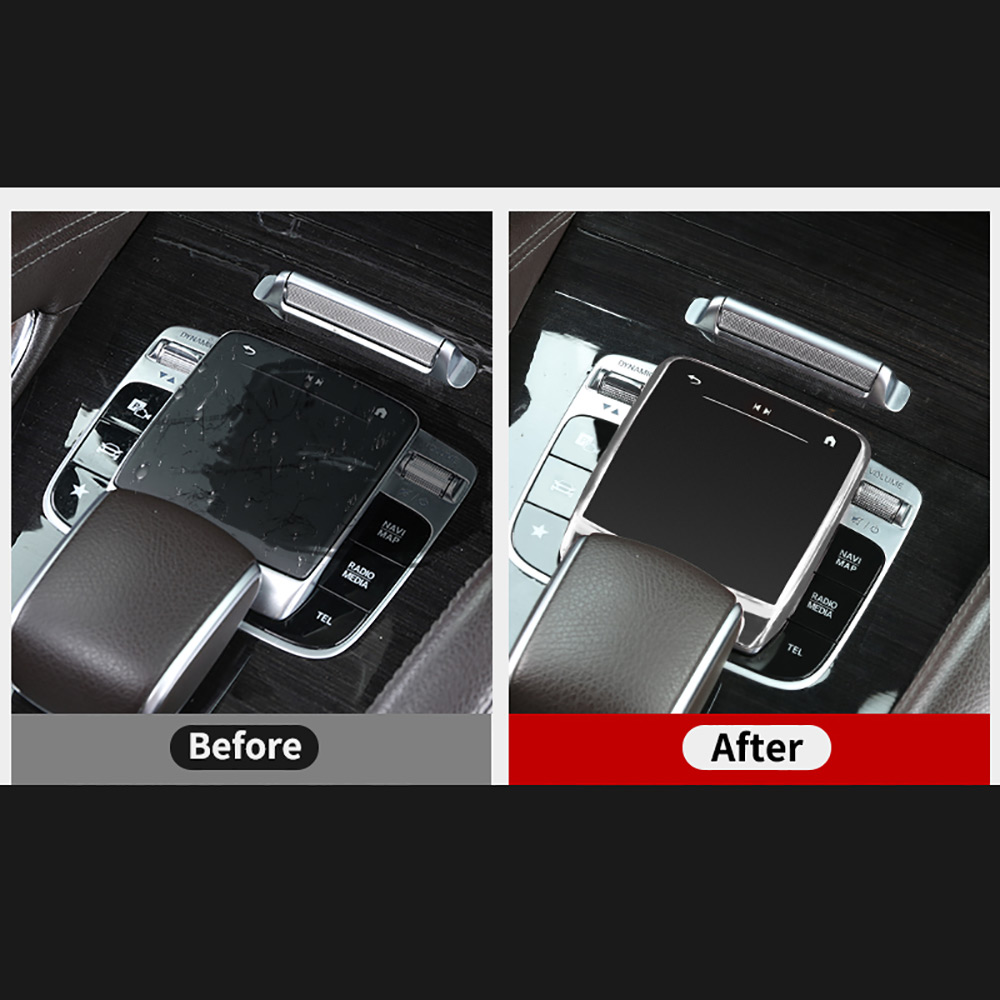 Car Center Console Mouse Case Cover Central Console Trim for Mercedes Benz GLE 350 W167 Coupe C167 450 53 AMG GLS63 X167 450 580 63 AMG Interior Acces