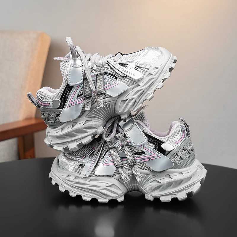 Children Casual Shoes for Girls Boys 2025 Autumn New Fashion Korean Sle Soft Bott Antislippery Versatile Running Sneakers Y251011 XJ260303