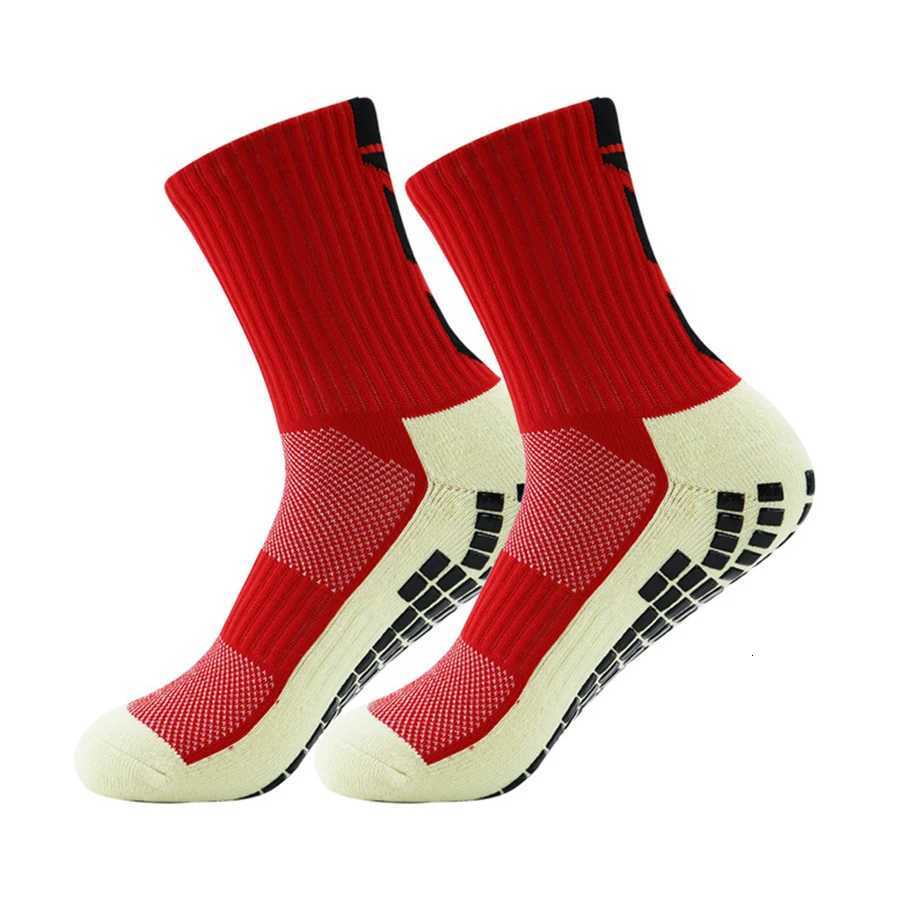 1 Pair New Men Women Nonslip Silicone Sports Soccer Socks Sweat Absorbing Breathable Football Tennis Volleyball Yoga SocksW251011