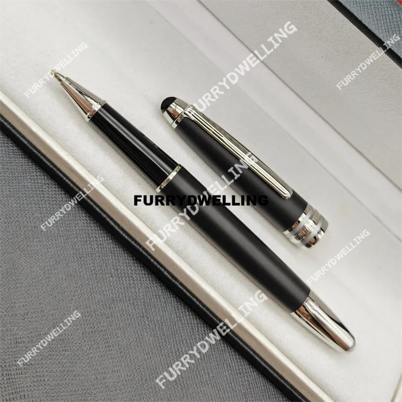 Wholesale MSK 163 Matte Black Metallic Design Ballpoint Rollerball Fountain Pens Monte Writing Office Supplies With Dwe74 Serial Number