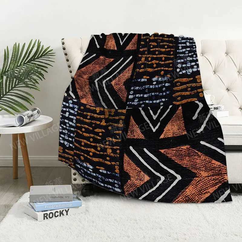 Bohemian style digitalprinted polyester Bedroom velvet flannel cover blanket Fleece soft sofa cover blankets for beds C251011
