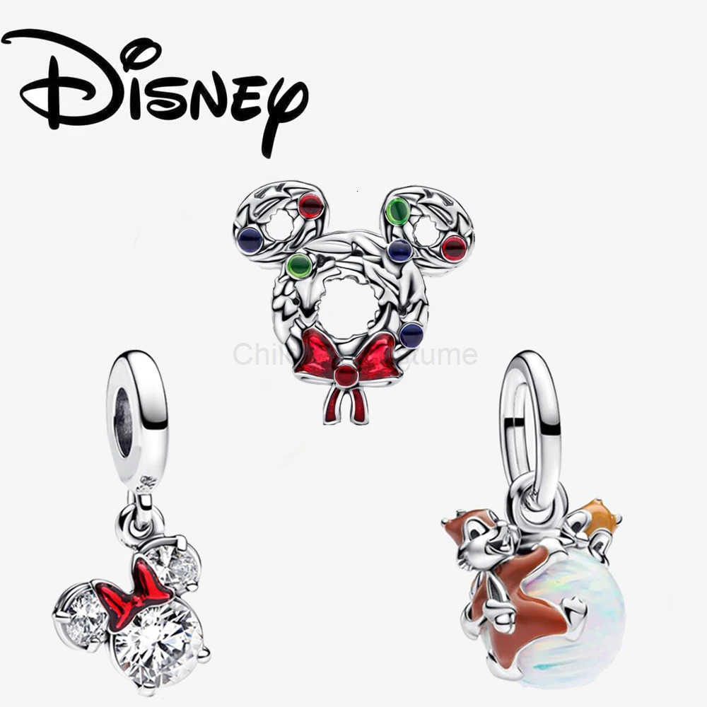 Disney Stitch Minnie Winnie Deadpool 925 Sterling Silver Dangle Charms 925 plata Fit Original Bracelet Beads Jewelry Gift DIY H251011