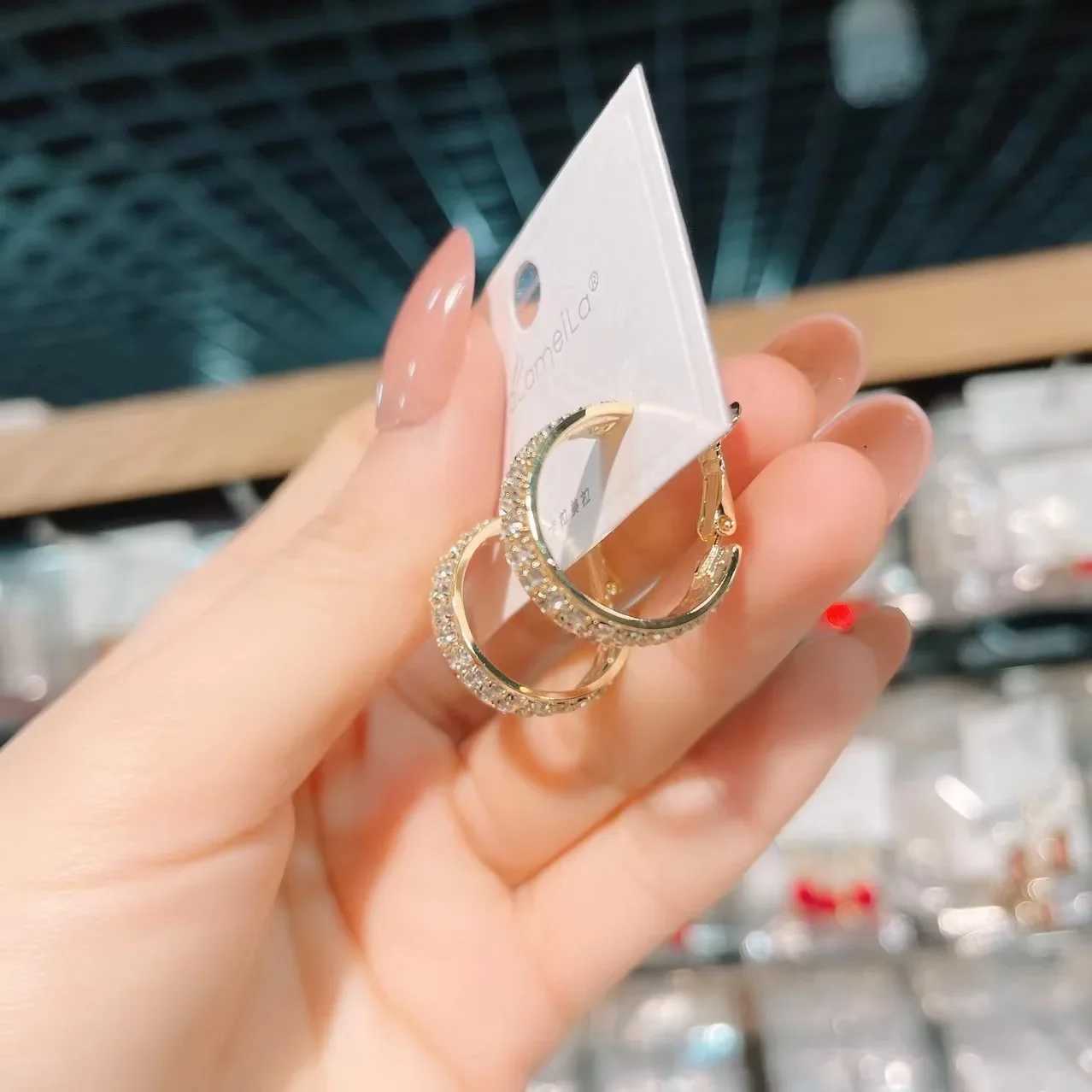 Jewelry for Wen Moissanite Hoop Earrings for Wen Engagement Wedding Earrings Party Anniversary Vntines Day Gift Jewelry X251011