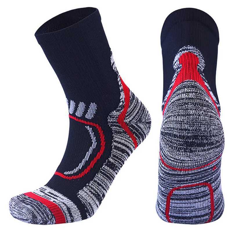 USHINE Outdoor Trekking Socks Sports Basketball Socks Antislip Thermal Bicycle Socks Winter Climbing SocksW251011