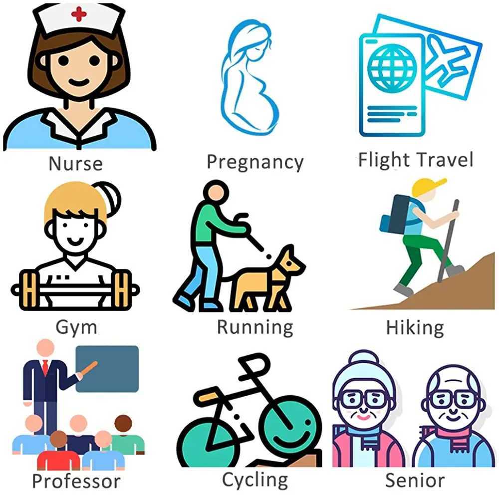 Cycling Compression Stockings Flying Pregnancy Swelling Sports Socks Men And Women Hiking Running Socks 2030 MmHgW251011