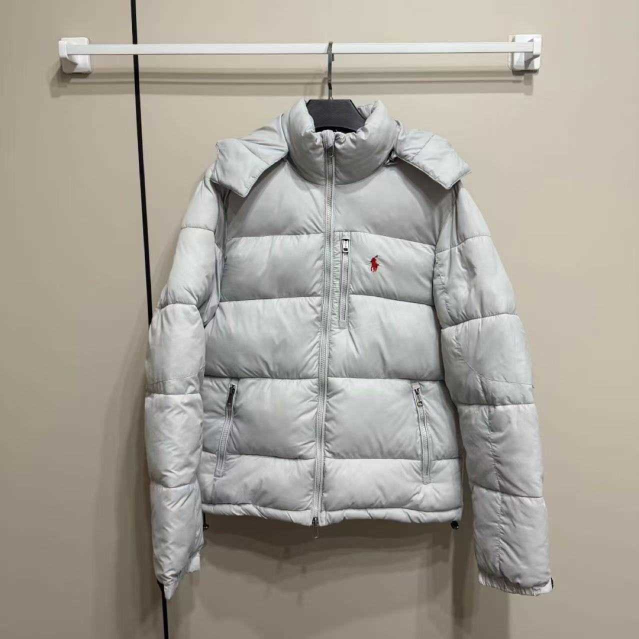 Version Horse Embroidery Unisex Hooded Thickened Windproof Waterproof Warm Cotton Jacket 3 L2510117MIB