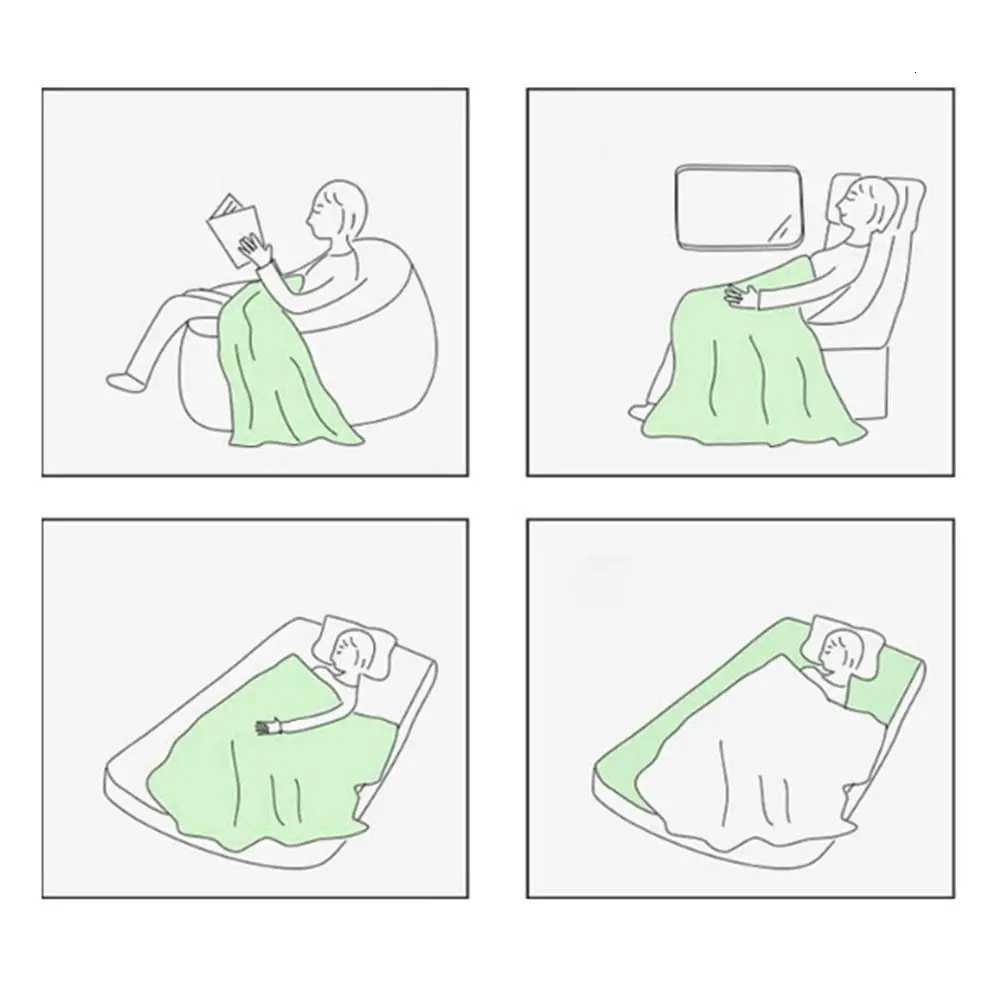 Throw Blanket for Couch Flannel Fleece Throw Blanket Machine Washable 70 100cm Bed Blanket Warm Plush Blanket for Bedroom C251011