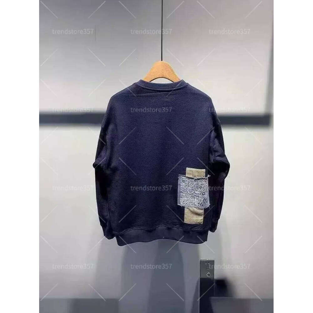 European And American Fashion Personality Splicing Jumper Y2k New Goth Haruku Trend Men Clothing Casual Punk Loose Sweatshirt