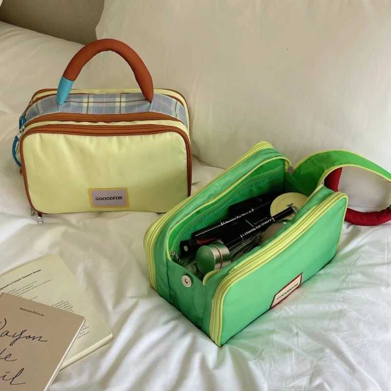 Wen Cosmetic Large Capacity Makeup Pouch Portable Travel MtiFunctial Toiletry Bag Storage Cosmetic Bag Handbag Organizer D251011