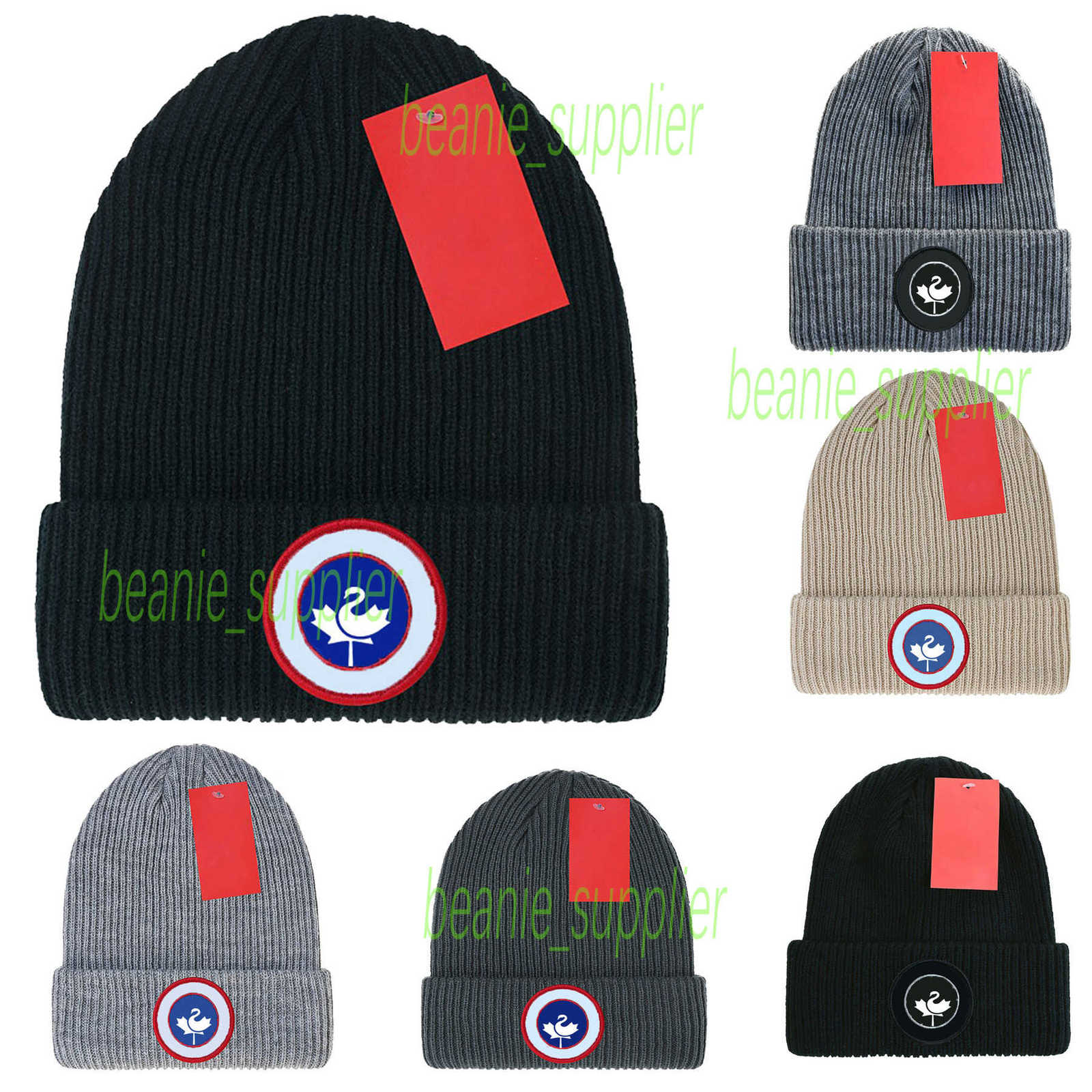 Designer Canadians Beanie Goose Cashmere Hat Luxury Tight-thickened Women's Soft Men's Cap Thermal Truck Driver Sports Tennis N6DE
