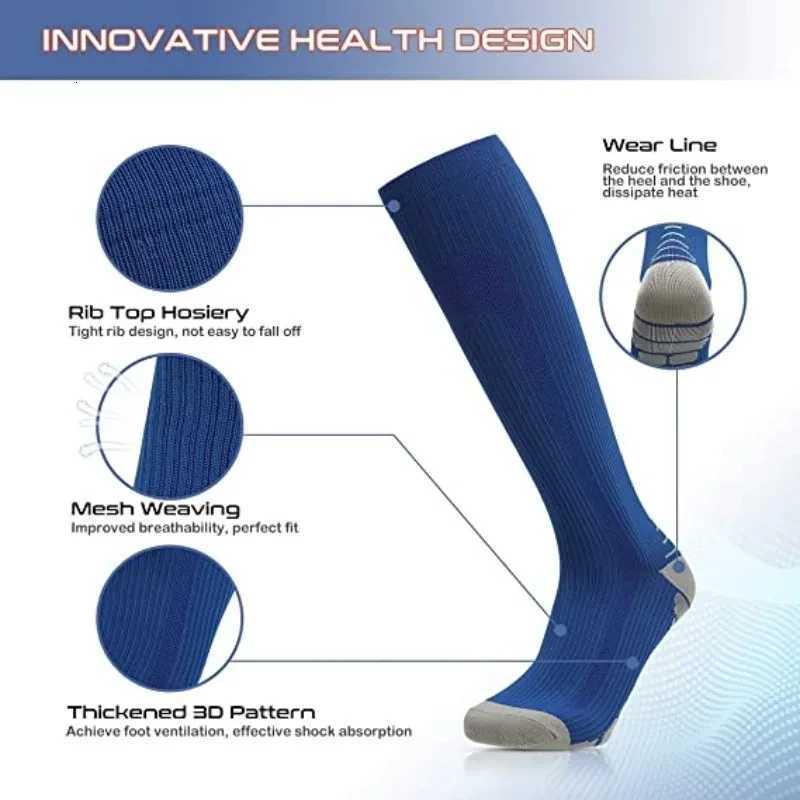 567 Double Compression Socks Men Women Marathon Football Hiking Sports Socks Medical Varicose Diabetes Pregnancy Elastic SocksW251011