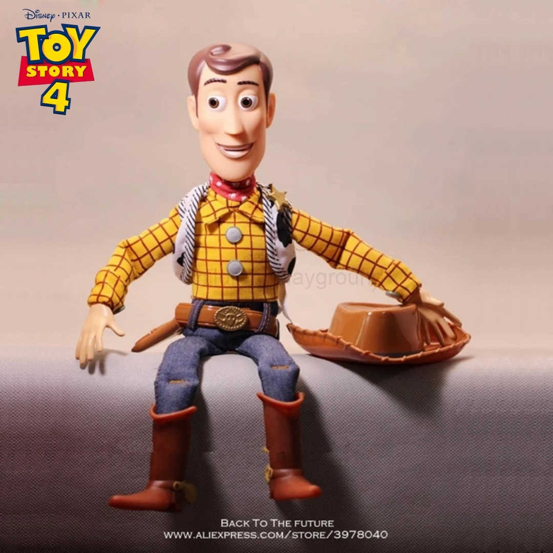 Disney Toy Story 4 Talking Woody Buzz Jessie Rex Action Figures Anime Decoration Collection Figurine toy model for children gift H251011