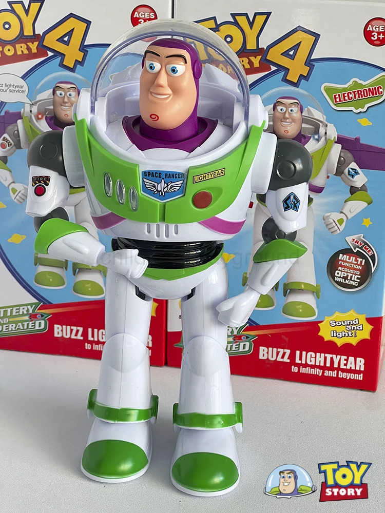 Disney Toy Story Buzz Lightyear Action Figure Toy Buzz Toy with Light and Sound Miniso Toy for Children H251011