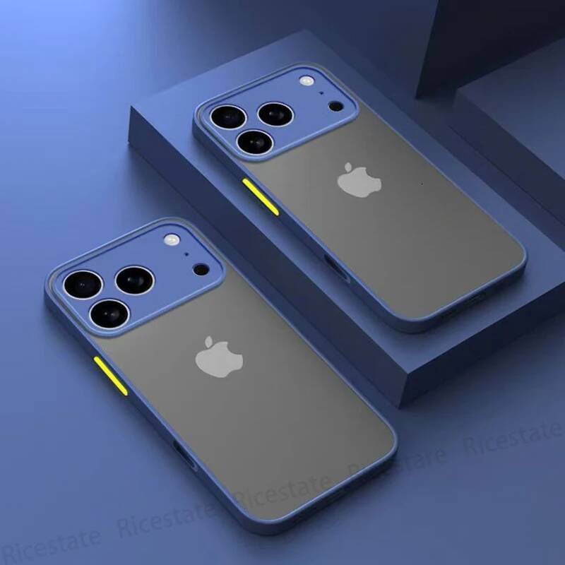 New Armor Bumper Shockproof Phone Case For Apple iPhone iphone17 Pro Max 17Pro 17 Air Silicone Hard Cover Capa