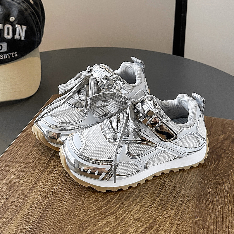 designer shoes 2025 Girls' Sports Shoes Spring and Autumn New Mesh Children's Running Casual Shoes Versatile Boys' Casual Shoes