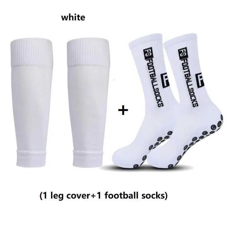 136 pair of combination adhesive point anti slip sweat and odor resistant FS football sports socksleg protectorsW251011