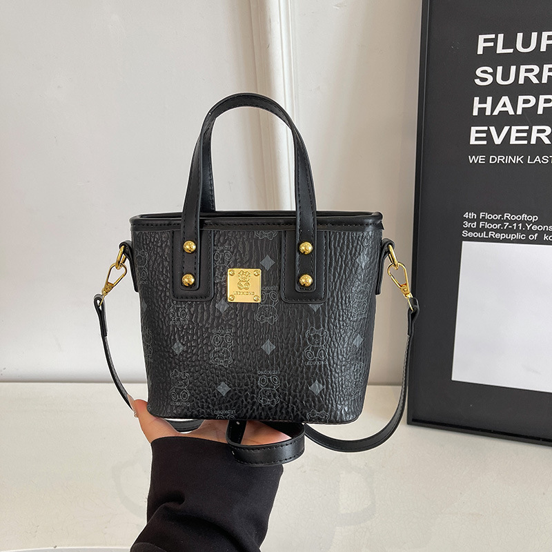 TB BHULAMTE Designer Casual Printed Hand-held Vegetable Basket Luxury Bag Fashionable European And American Style Shoulder Bag Multi-purpose Pattern C