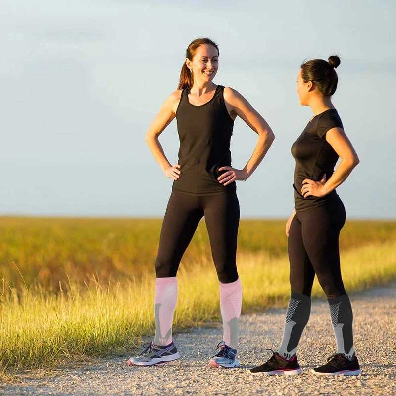 Running Compression Socks Varicose Veins Football Basketball Hiking 2030mmhg Sports Socks Diabetes Edema Pregnancy Nurse SocksW251011