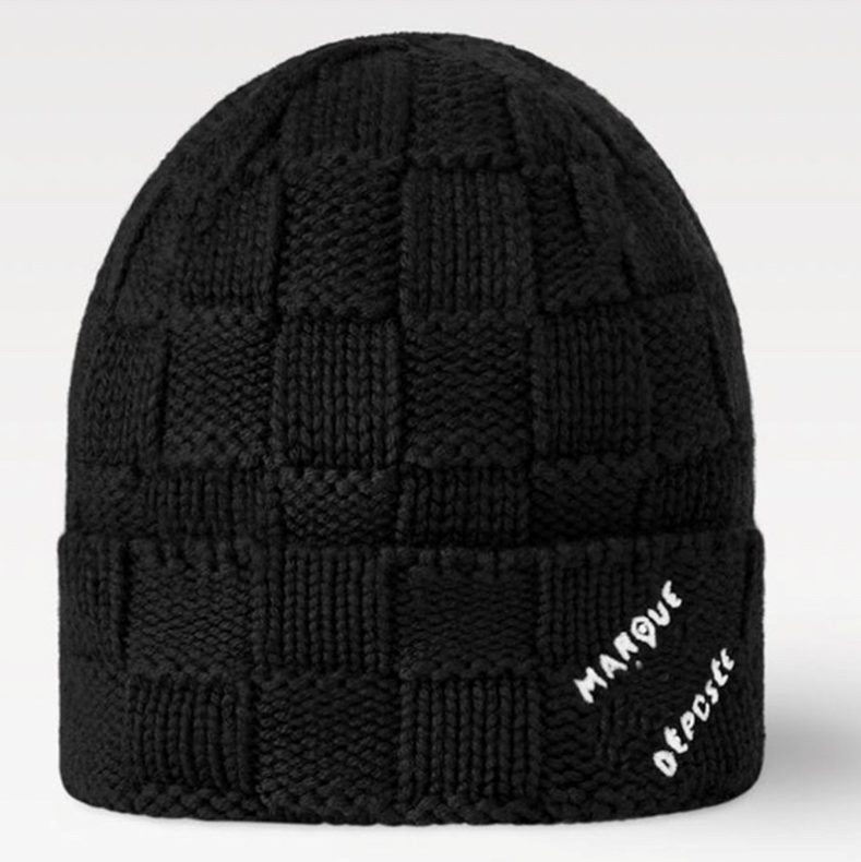 Men's LoisVuton beanie women's checkerboard cashmere hat designer plaid cold hat casquette luxury winter mountaineering thermal hat birthday gift
