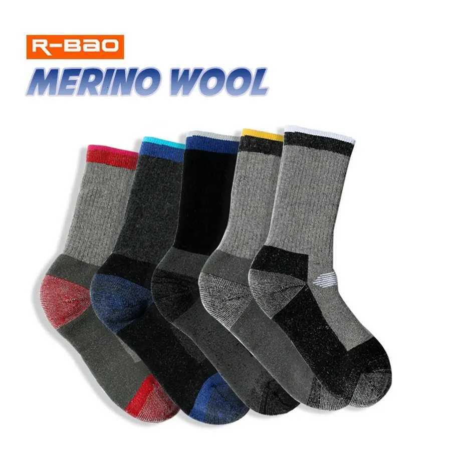 1 Pairs Merino Wool Thermal Socks for Men Women Winter Keep Warm Outdoor Ski Hiking Socks Sports Thermococcus Thicken M L XW251011