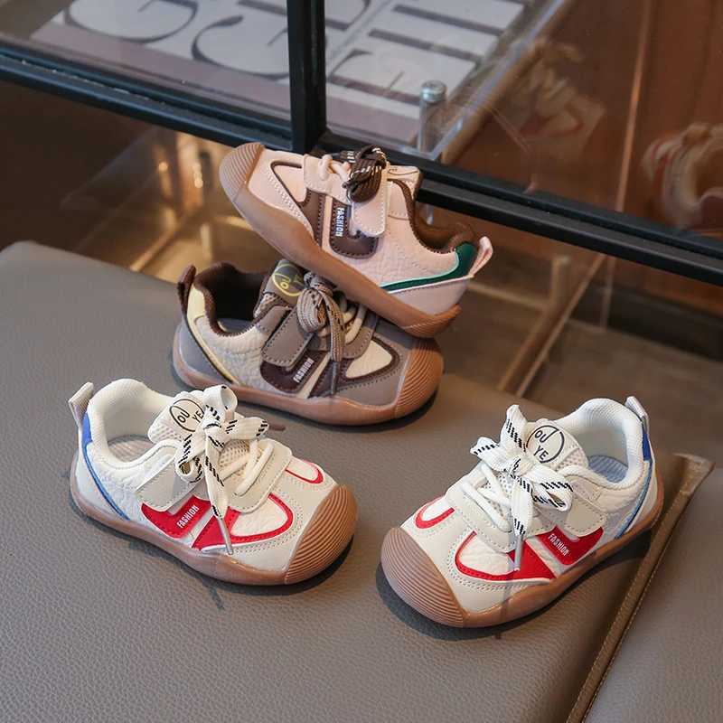 Childrens Casual Sneakers 05 Years Old Breathable Boys Girls Walking Four Seasons Soft Nonslip Kids De Training Shoes C260130