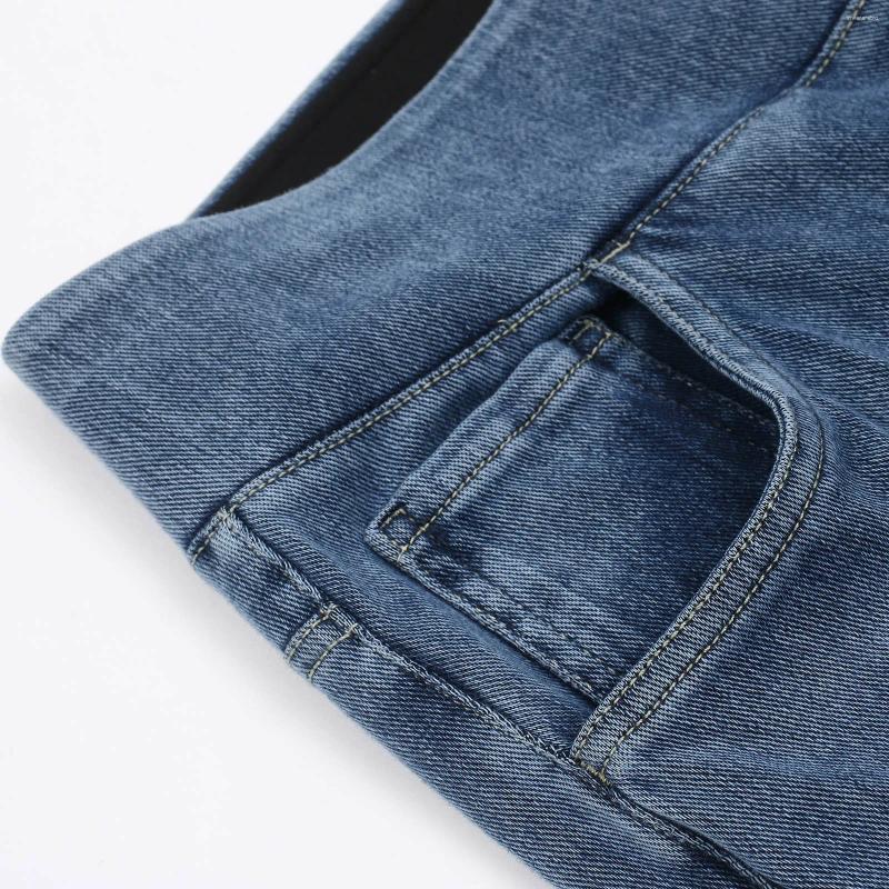 Women's Jeans Womens Baggy High Waist Stretch Wide Leg Loose Fit Palazzo Pants With Pockets Causal Denim Trousers Pantalones Z260313