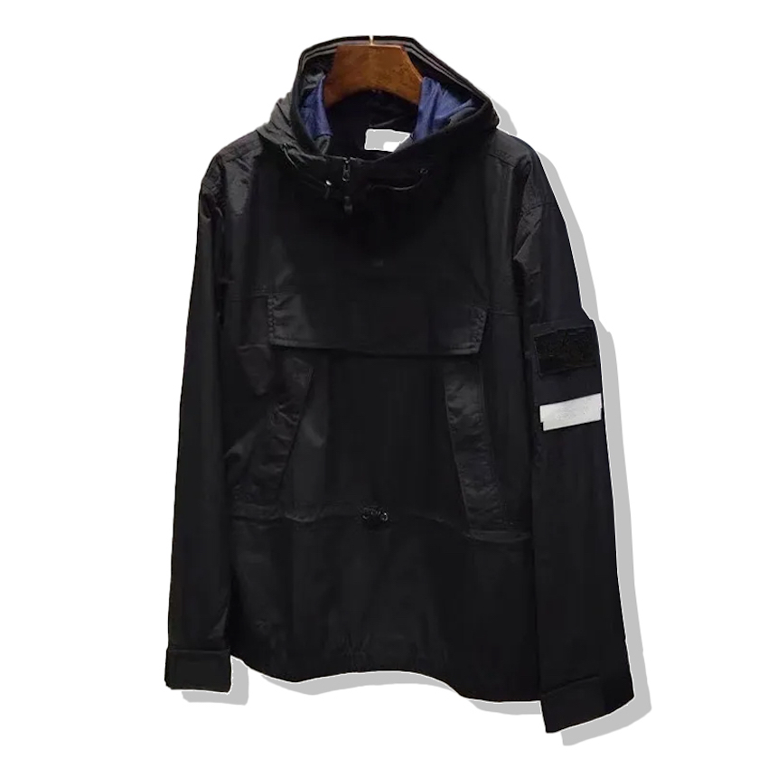 Men's Jackets Spring And Summer New Men's Metal Nylon Jacket Male Compass Armband Thin Casual Coat