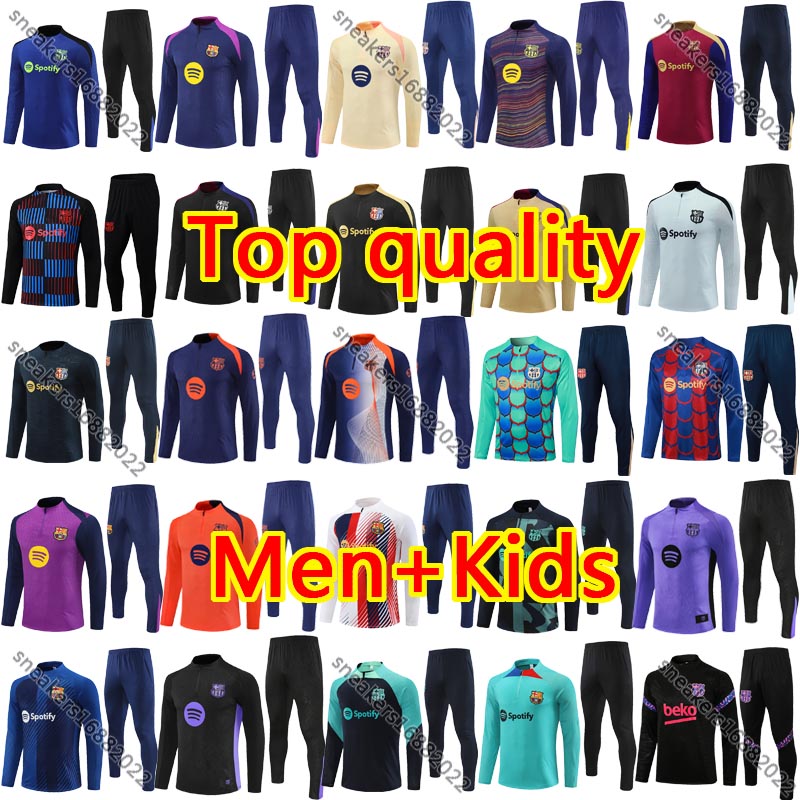 2025 26 chandal baRCElone Tracksuit LAMINE YAMAL LEWANDOWSKI soccer TRAINING barcelonaES 24 25 26 GAVI PEDRI RASHFORD men kid kit barcalona football Tracksuits