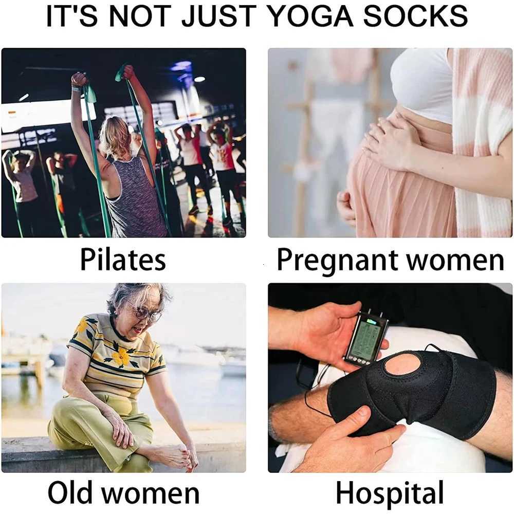 Women High Quality Breathable Yoga Socks Silicone NonSlip Bandage Pilates Sock Ladies Ballet Dance Fitness Workout Cotton SocksW251011
