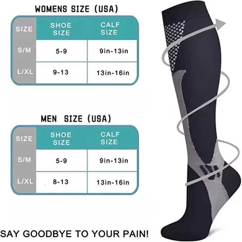 Compression Socks for Preventing Varicose Veins Pain Care Long Socks for Sports Anti Fatigue Compression SocksW251011