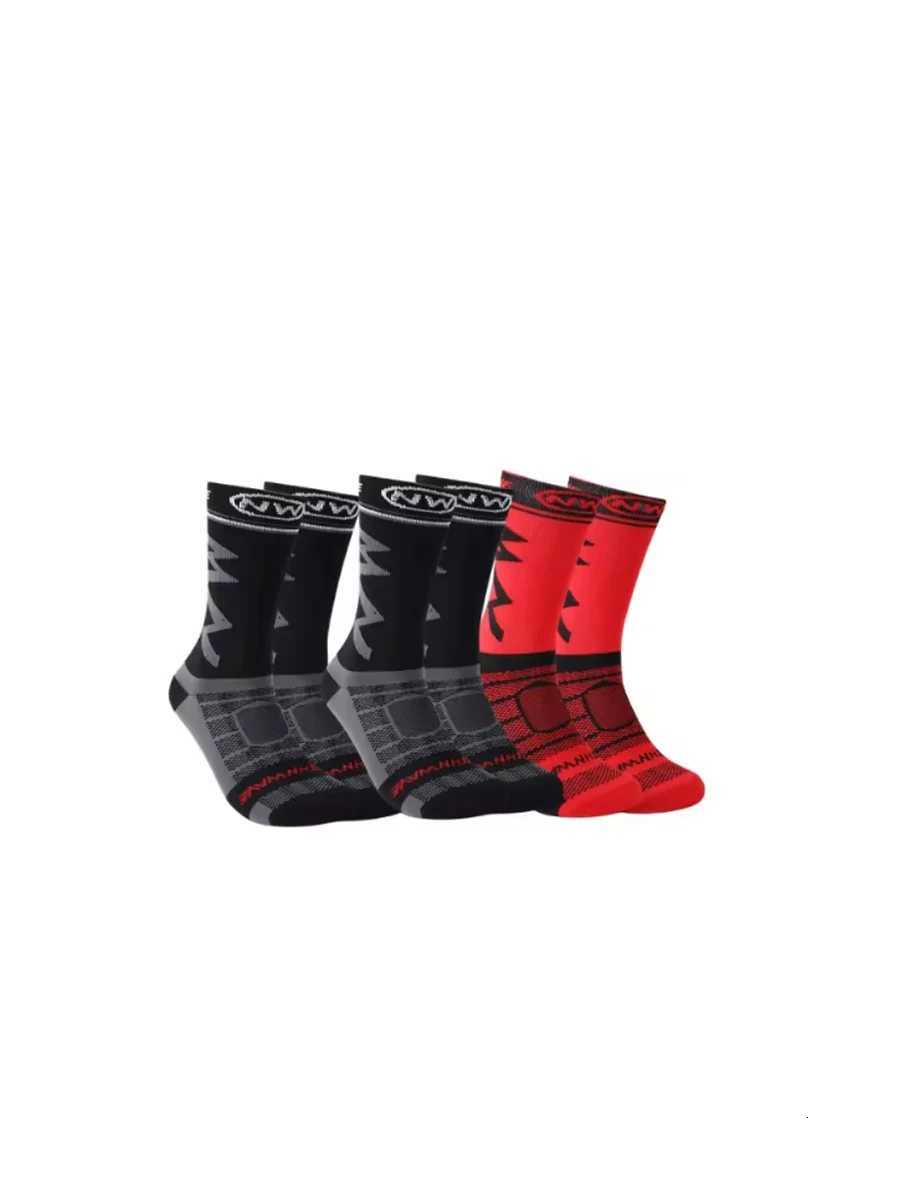 1Pair3 Pairs Of HighQuality Breathable Sports Socks Suitable For Running Mountain Cycling And Outdoor SportsW251011