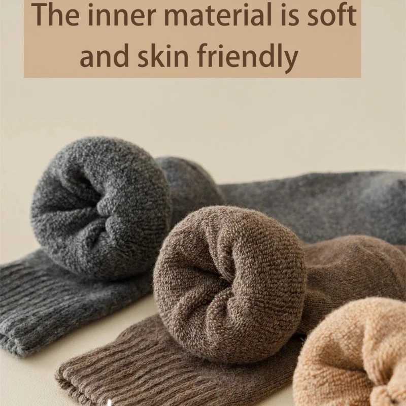 MuqiNush 5 Pairs Socks Men Women Ankle KneeHigh Sport Athletic Running Cycling Socks Winter Warm and Thick Fashion For DailyW251011