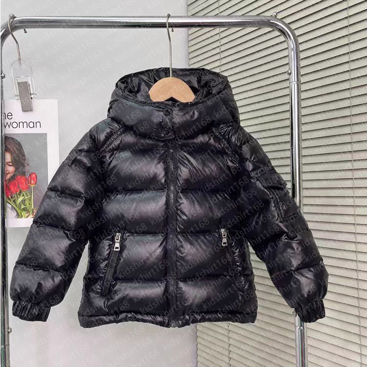 kids M Designer down Jacket Fashion Brand toddler jackets baby Winter Coat boy girl Embroidery Thick warm Coats Tops Outwear A