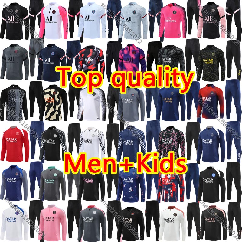 2025 26 pPSG tracksuit Paris tracksuit training chandal 21 22 23 24 25 26 survetement tuta retro futbol psgES tracksuits Soccer football tracksuit kid men kids kit