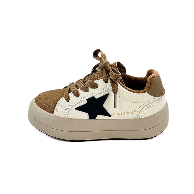 Korean-Inspired luxcury Children's Board Shoes Cozy Dual Fabric Footwear Collection for Kids