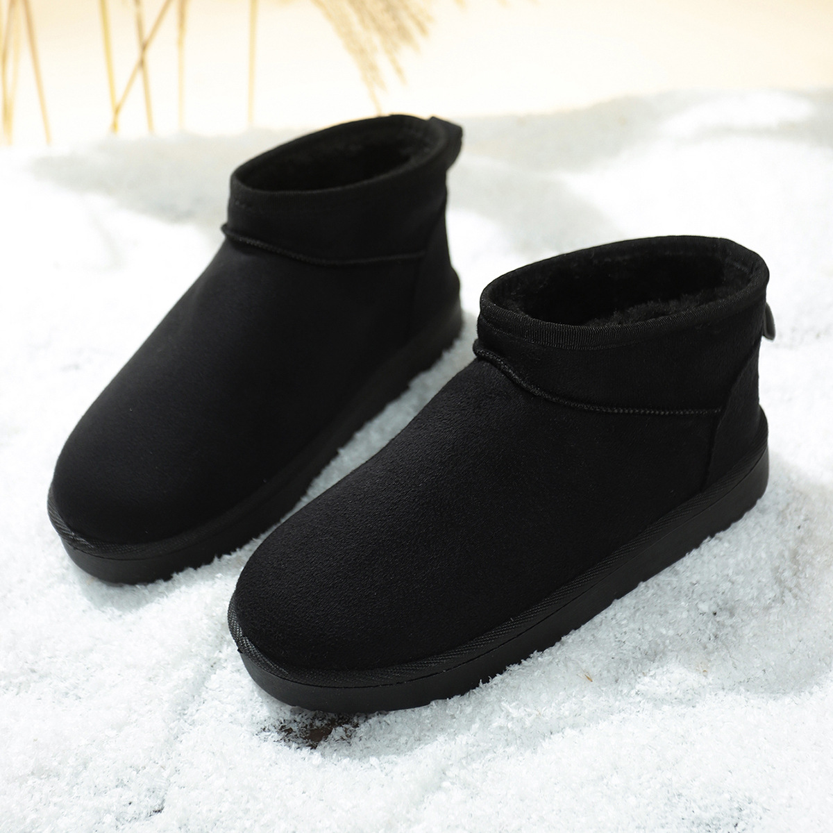 Free shipping designer Boots New Velvet Thick Short Tube Snow Boots Women with Thick Bottom for Warmth in Winter fashion comfortable fit