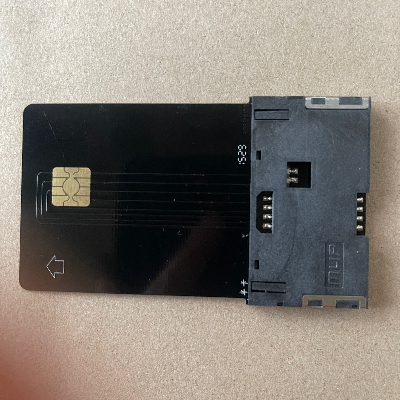 Gold plating process 4G5GsmartcardNONASIM contact smart card adapter card multi frequency compatibility