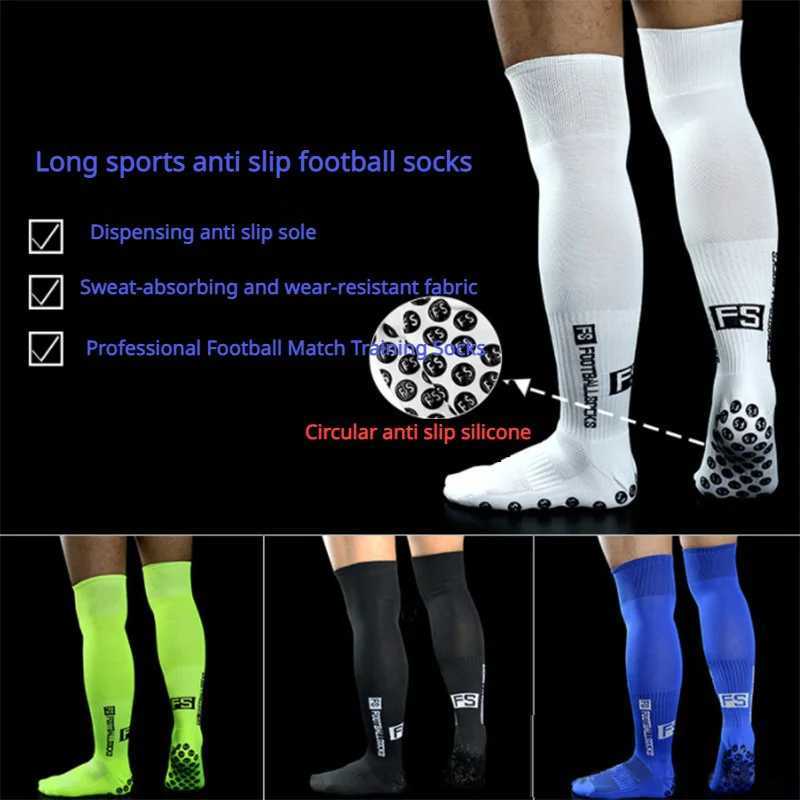 1 Pairs New Long Football Socks Men Women Soccer Sports Socks Nonslip Antifriction Silicone Bottom High Tube Athletic SocksW251011